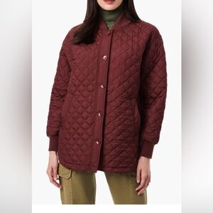 Bernardo quilted shacket